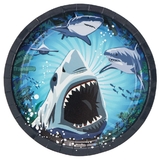 Ruby Slipper Sales 72934 Shark Party Luncheon Plate (8 Pack) - NS
