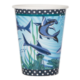 Ruby Slipper Sales 262932 Shark Party 9oz Cups (8 Pack) - NS