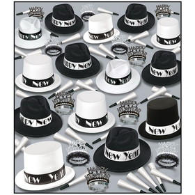 Beistle Co 106757 Roaring 20's New Year's Eve Kit (For 100 Guests)