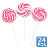 5/1493 Pink Swirl 2 Lollipops (24)