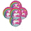 BIRTH9999 264085 Fairytale Unicorn Party 5pc Foil Balloon Kit - NS
