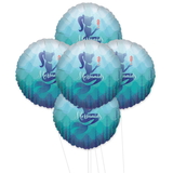 Mermaids Under The Sea 5pc Foil Balloon Kit