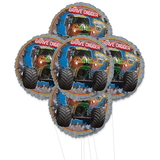 Monster Jam 3D 5pc Foil Balloon Kit