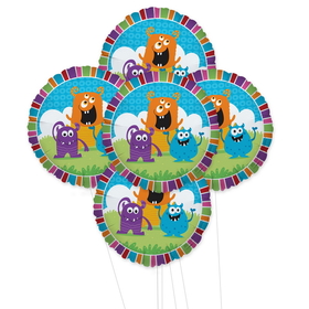 BIRTH9999 264088 Monsters 5pc Foil Balloon Kit - NS