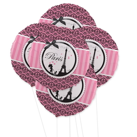 BIRTH9999 264090 Paris Damask 5pc Foil Balloon Kit - NS