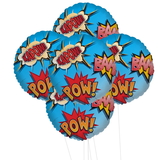 Superhero Comics 5pc Foil Balloon Kit
