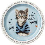 BIRTH5000 264115 Rachael Hale Cats Rule Dessert Plates (8) - NS