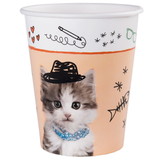 BIRTH5000 109339 Rachael Hale Cats Rule 9oz Paper Cups (8) - NS
