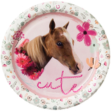 BIRTH5000 264139 Rachael Hale Beautiful Horse Dessert Plates (8) - NS