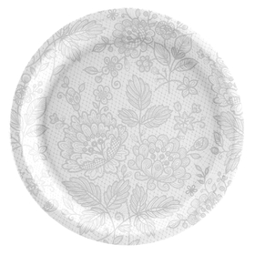 BIRTH5000 264191 Elegant Lace Dinner Plate (8) - NS