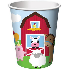 Creative Converting 109552 Farmhouse 9oz Cups (8 Pack) - NS