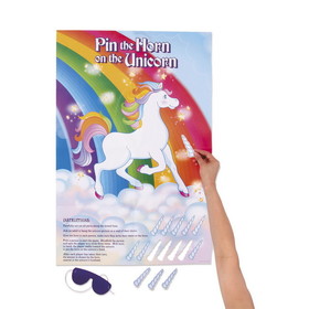 Fun Express 110241 Pin the Horn on the Unicorn Game