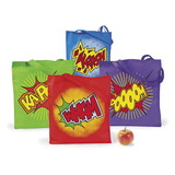 Fun Express 110236 Superhero Tote Bags (12)