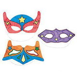 Fun Express 110212 Color Your Own Superhero Masks (12)