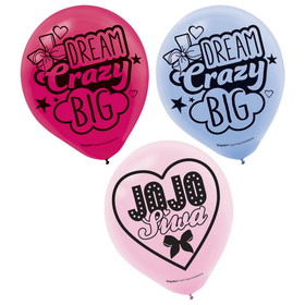 Amscan 121833 JoJo Siwa Latex Balloons (6) - NS
