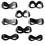 Amscan 122818 Incredibles Party Supplies 8 Pack Paper Eye Masks - NS3
