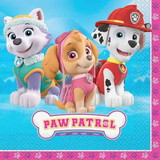 UNIQUE INDUSTRIES 124796 Paw Patrol Pink Luncheon Napkin (16 Count)