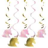 Creative Converting 124732 Unicorn Sparkle Assorted Swirls (5)