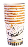 Ruby Slipper Sales 268653 Congratulations Paper 9oz Cups (8) - NS