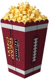 Ruby Slipper Sales 125326 Football Party Popcorn Containers (6) - NS