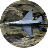 Havercamp 126475 Military Camo Fighter Jet Party Plate 7