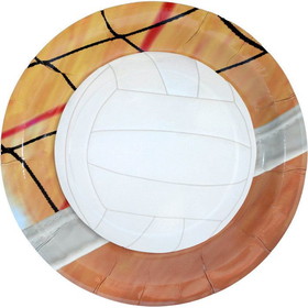 Havercamp 126494 Volleyball Party Plates - 9" (8)