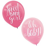 Amscan 126172 Floral Baby Latex Balloons (15)