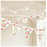 Amscan 126174 Floral Baby Pennant Banner (1)