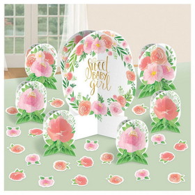 Amscan 126176 Floral Baby Centerpiece Decoration Kit - NS