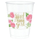 Amscan 269733 Floral Baby Plastic Party Cups 25