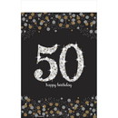 Amscan 126367 Sparkling Celebration 50th Birthday Table Cover (1)