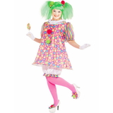 Ruby Slipper Sales 69517 Adult Plus Size Tickles The Clown Costume - PLUS