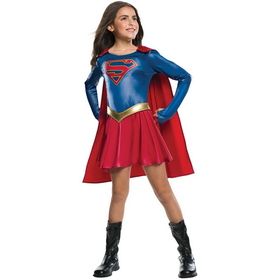 Ruby Slipper Sales 630076L Supergirl TV Show Costume for Kids - NS