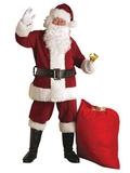 Ruby Slipper Sales 23372 Crimson Regal Plush Santa Suit 2X Costume - 2X
