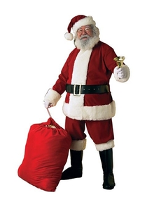 Rubies Costume 271026 Deluxe Velvet Santa Suit Adult Costume XXL