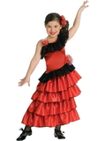 Ruby Slipper Sales 883053M Girl's Spanish Flamenco Princess Costume - M