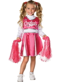 Ruby Slipper Sales 882688M Pink and White Team Spirit Cheerleader Costume for Girls - M