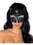 Forum Novelties 65161 Adult Mardi Gras Mask - Glitzy Cat Black