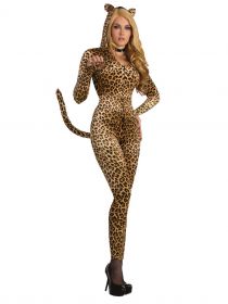 Ruby Slipper Sales 78845 Sexy Leopard Jumpsuit Costume - XSSM