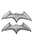 Ruby Slipper Sales 34590 Batman Batarangs Silver - NS