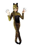 Ruby Slipper Sales CH00474M Kids Female Cheetah Cat Costume - M