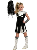 Ruby Slipper Sales 882026S Girl's Bad Spirit Goth Cheerleader Costume - S