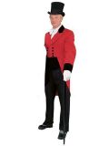 Ruby Slipper Sales 90804XL Men's Red Double-Breasted Tailsuit Regency Collection Costume - XL