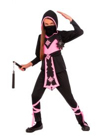 Ruby Slipper Sales 630949M Girls Pink Crystal Ninja Costume - M