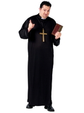 Rubies 274443 Mens Plus Size Priest Costume