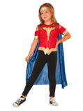 Ruby Slipper Sales G34028 Girls Wonder Woman Costume Top Set - OS