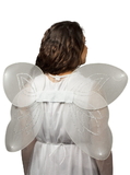 Ruby Slipper Sales 25149 Silver White Angel Wings - NS