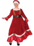 Ruby Slipper Sales 73877 Mrs. Claus Classic Curvy Dress - 3X