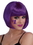 Ruby Slipper Sales 71602 Adult Bob Purple Wig - NS