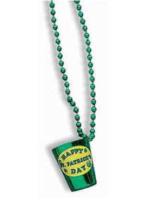 Ruby Slipper Sales 56586 St. Paddy's Day Lucky Green Shot Glass Beads - NS
